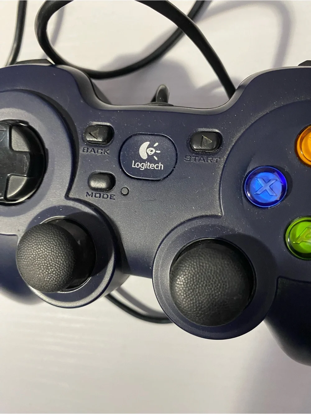 Logitech F310 Gamepad Wired USB PC Controller Blue G-U0001 840-000058 Game Pad